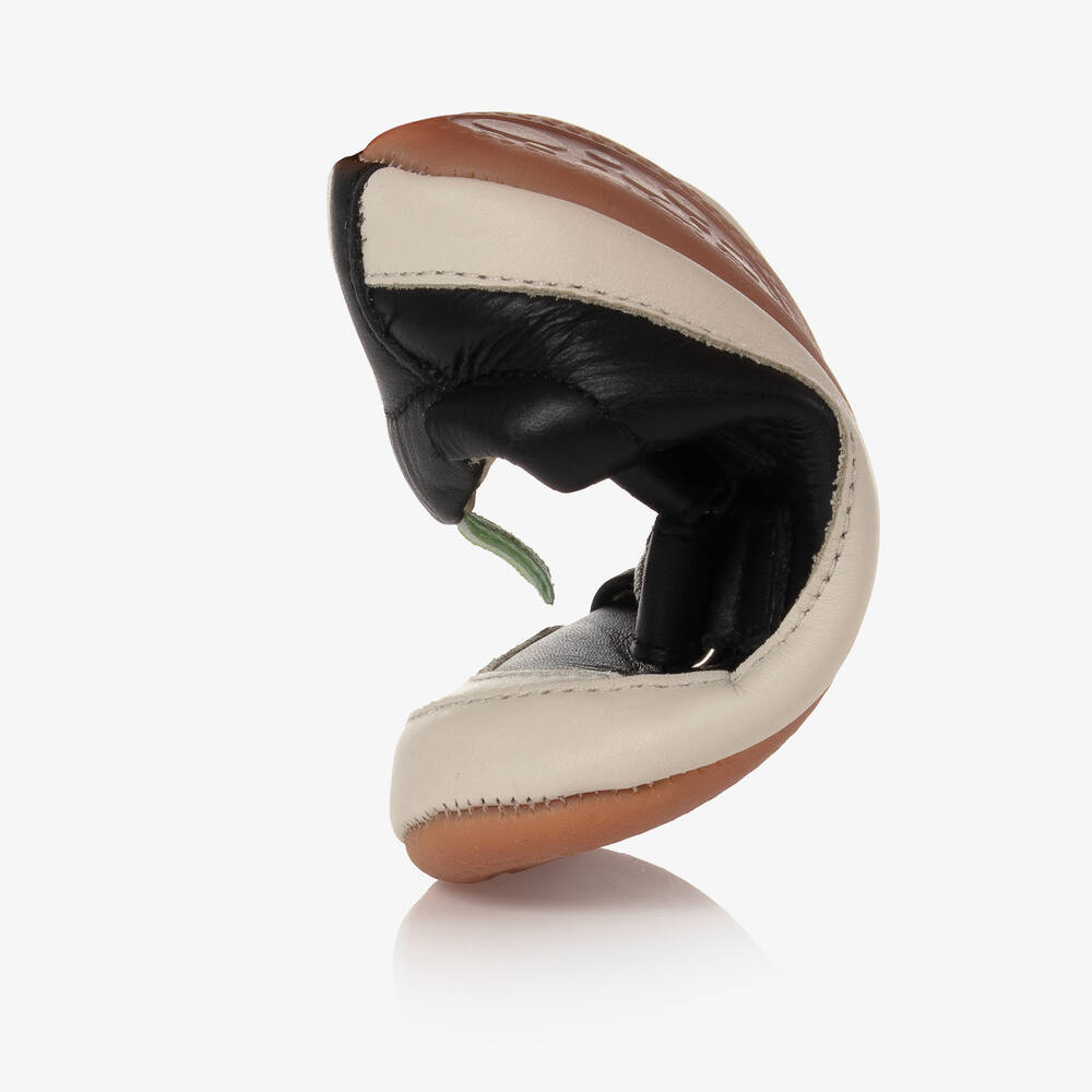 Tip Toey Joey-ترينرز جلد لون أسود وأبيض للأطفال | Childrensalon Outlet