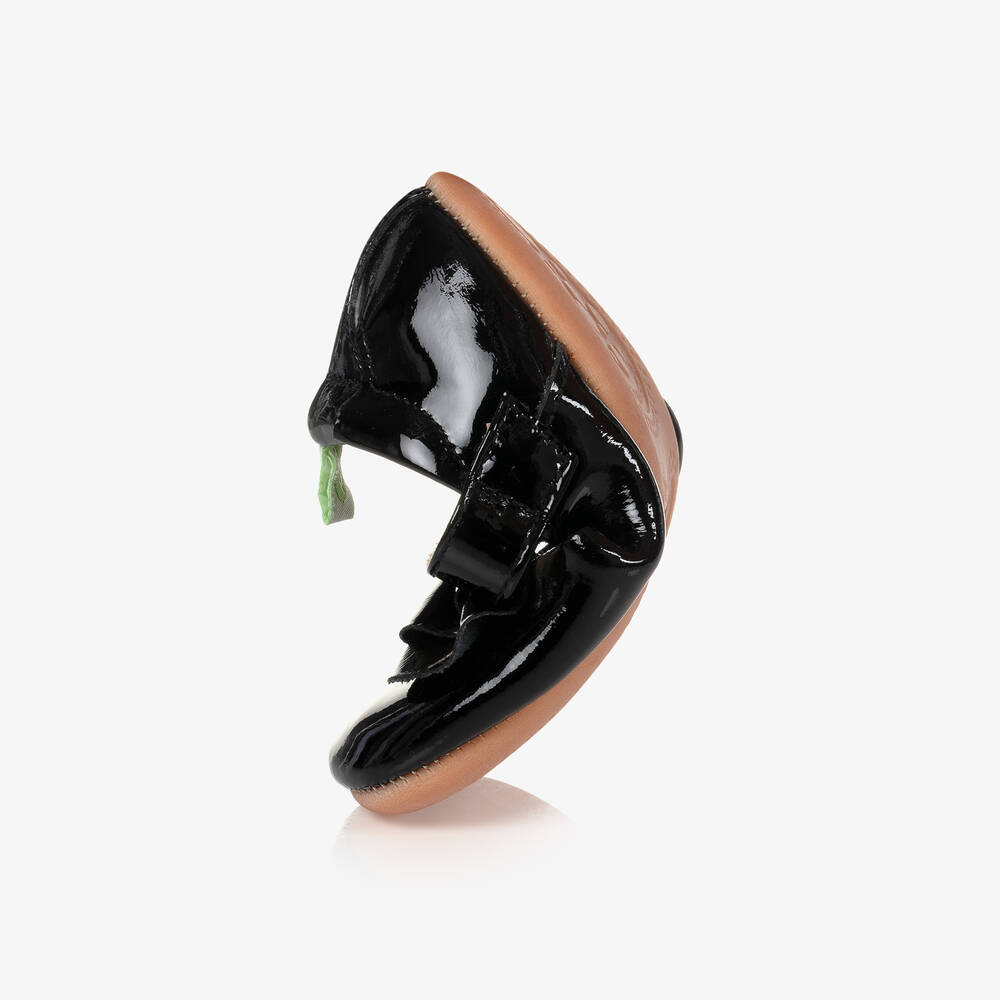 Tip Toey Joey-Black Patent Leather Baby Shoes | Childrensalon Outlet
