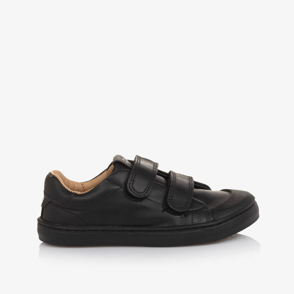 Tip Toey Joey-Black Velcro Trainers | Childrensalon Outlet