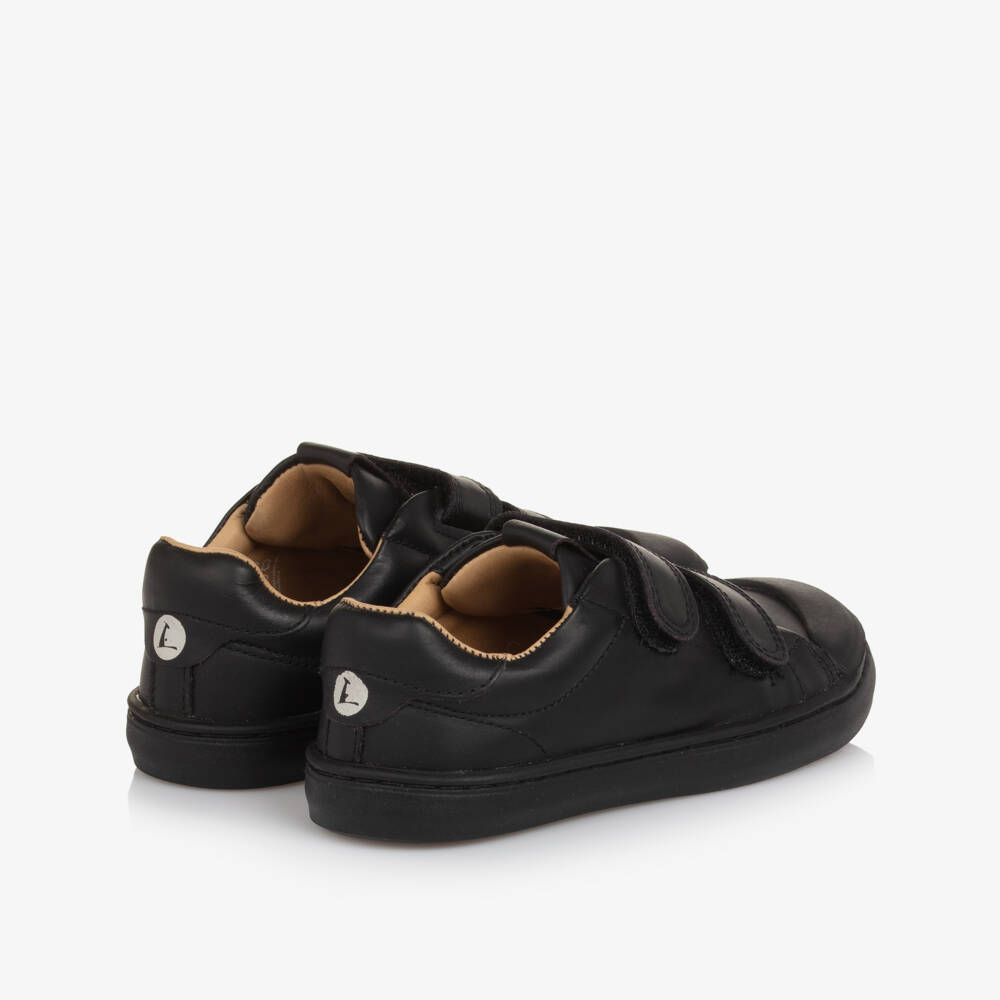 Tip Toey Joey-Black Velcro Trainers | Childrensalon Outlet