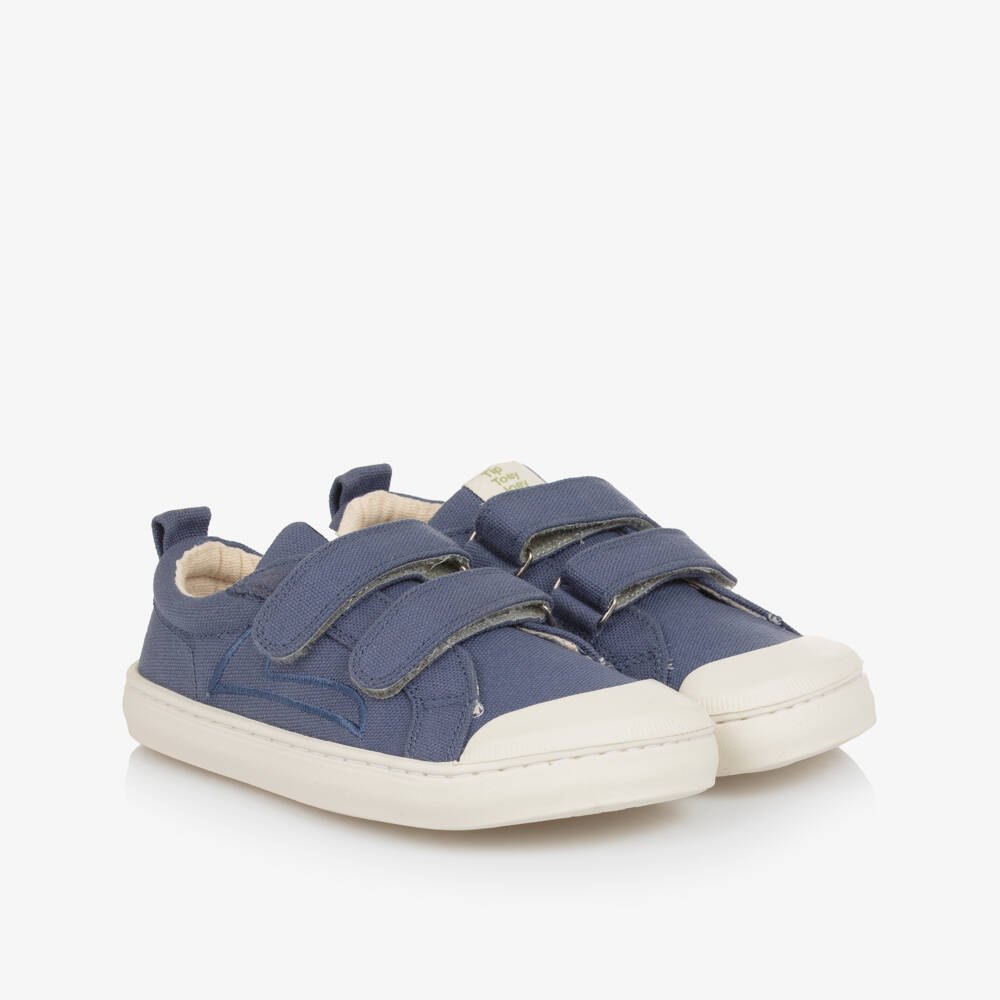 Tip Toey Joey-Blue Velcro Trainers | Childrensalon Outlet