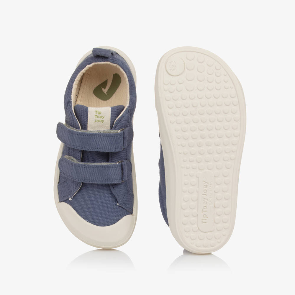 Tip Toey Joey-Blue Velcro Trainers | Childrensalon Outlet