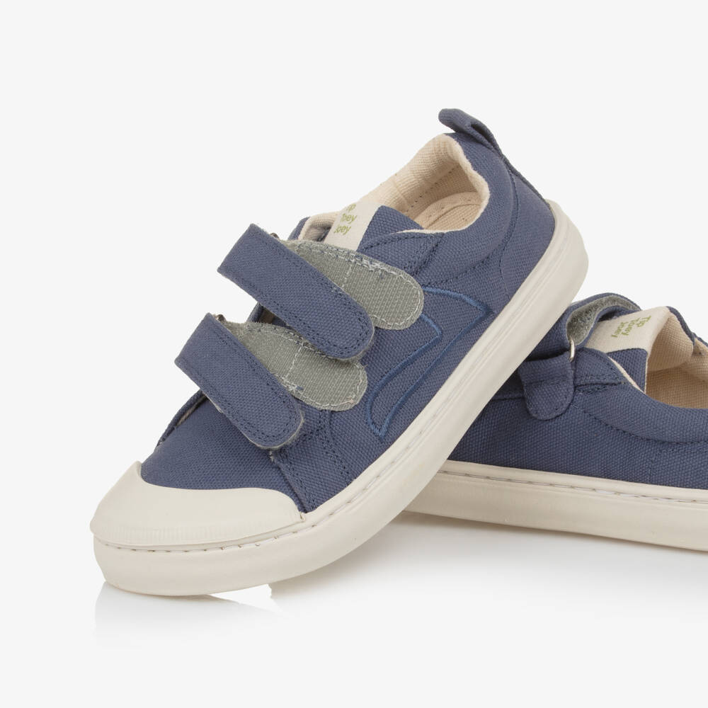 Tip Toey Joey-Blue Velcro Trainers | Childrensalon Outlet