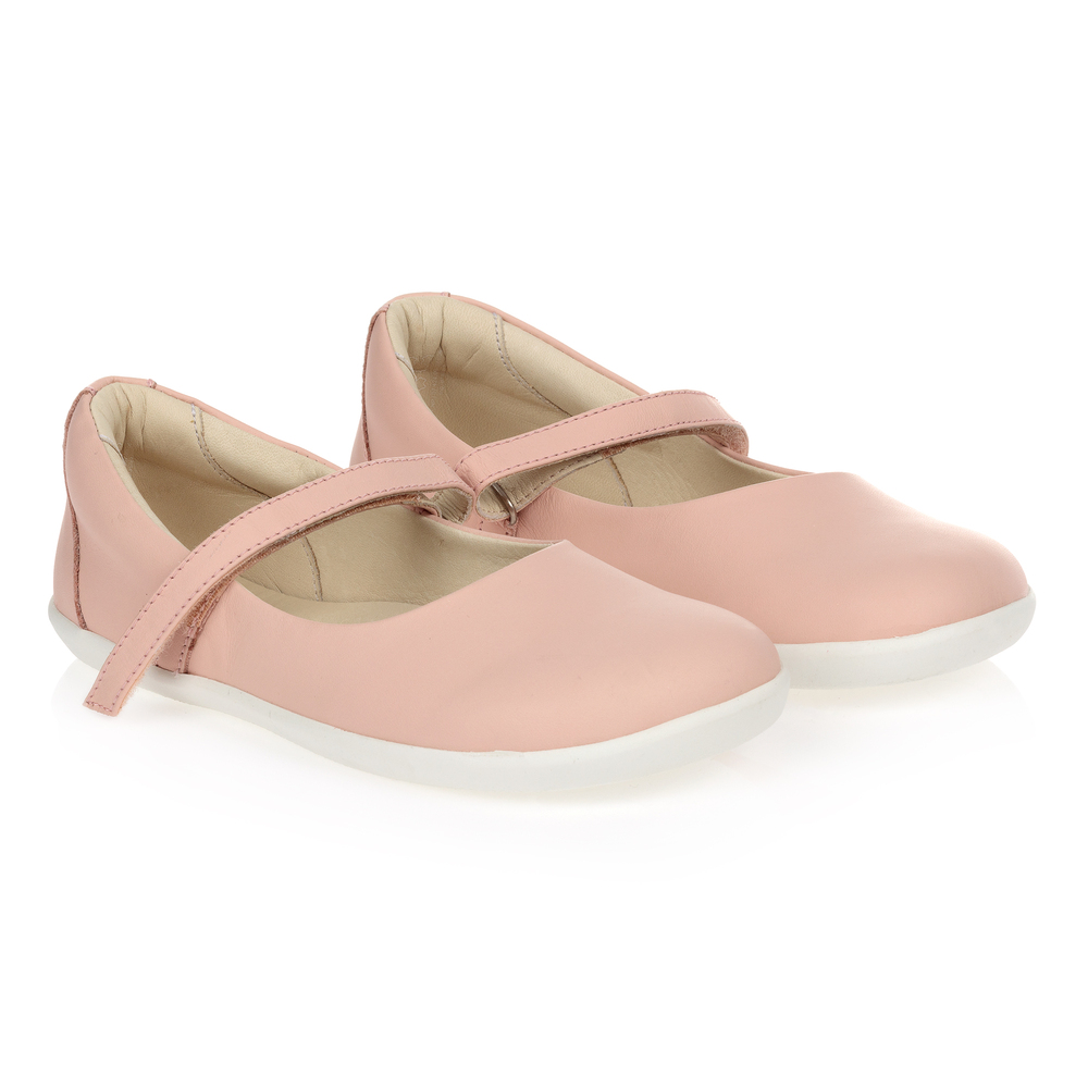 Tip Toey Joey - Розовые кожаные туфли для девочек | Childrensalon
