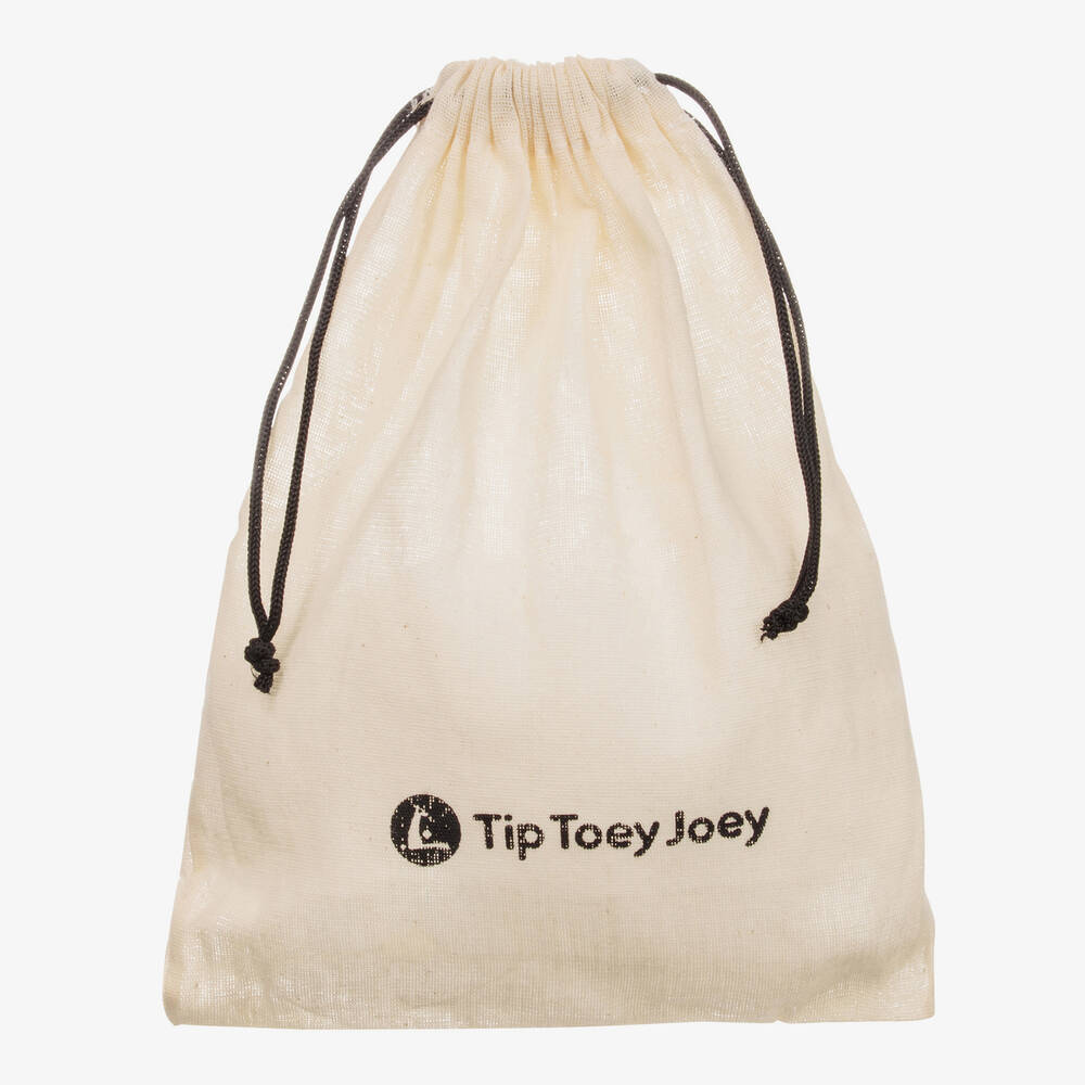 Tip Toey Joey-حذاء أطفال بناتي جلد لون زهري متاليك | Childrensalon Outlet