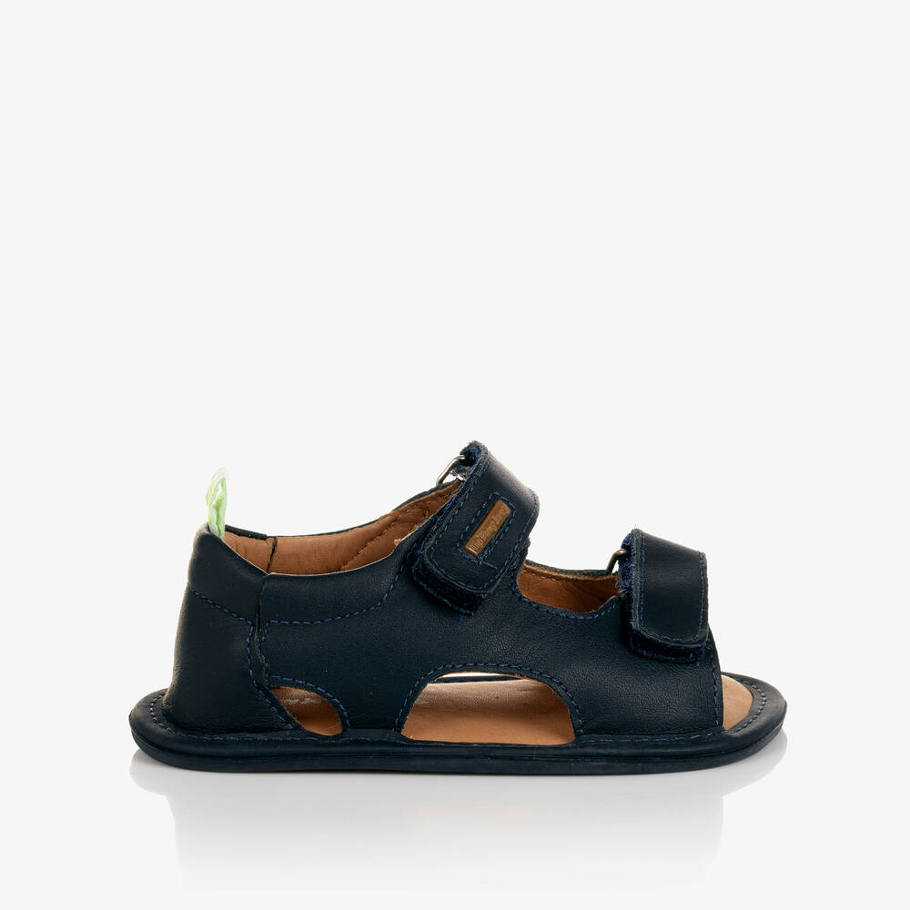 Tip Toey Joey-صندل جلد لون كحلي للأطفال | Childrensalon Outlet