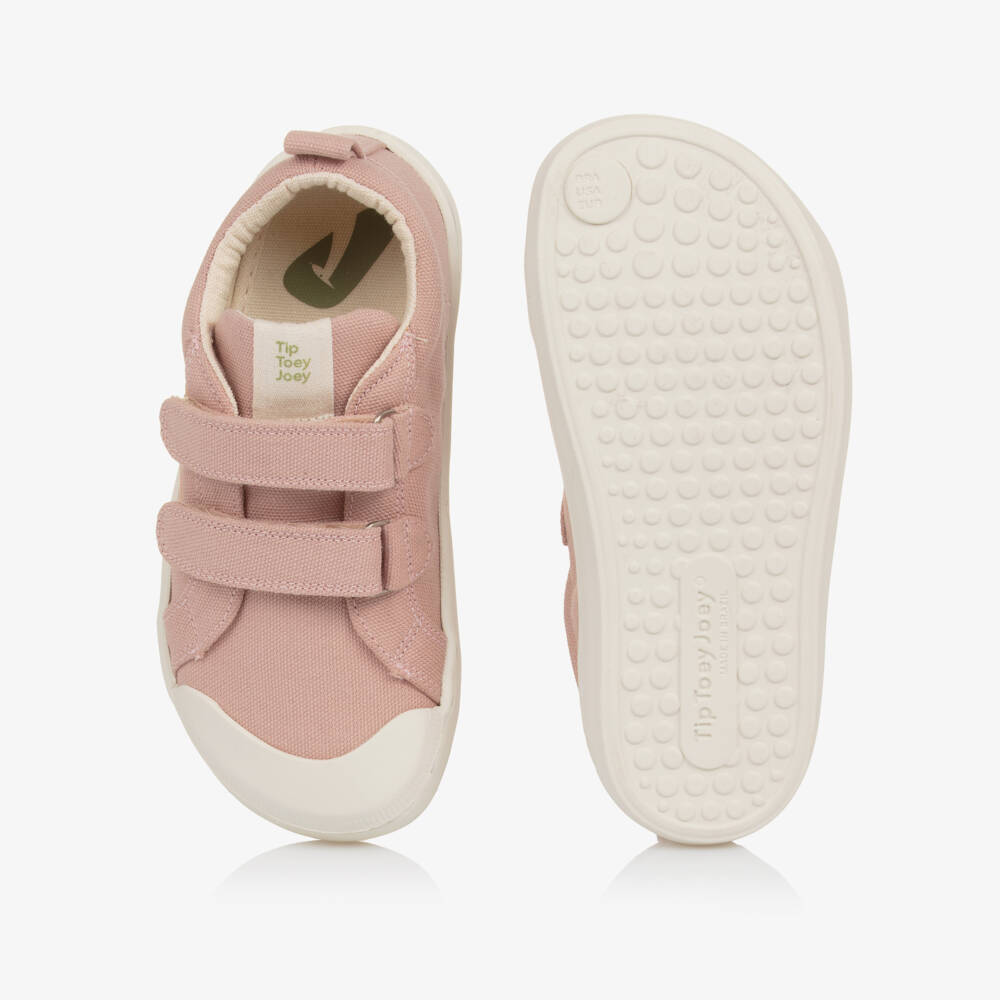 Tip Toey Joey-Pink Velcro Trainers | Childrensalon Outlet