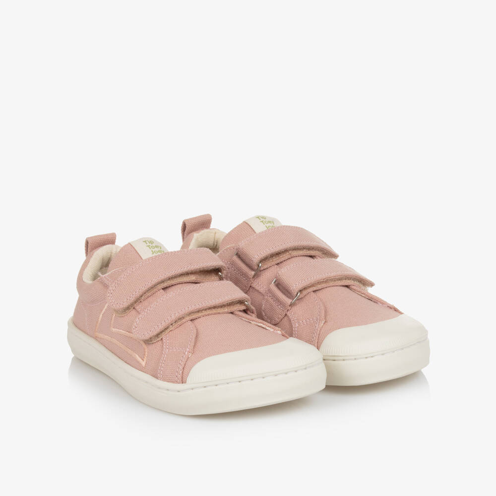 Tip Toey Joey-Pink Velcro Trainers | Childrensalon Outlet