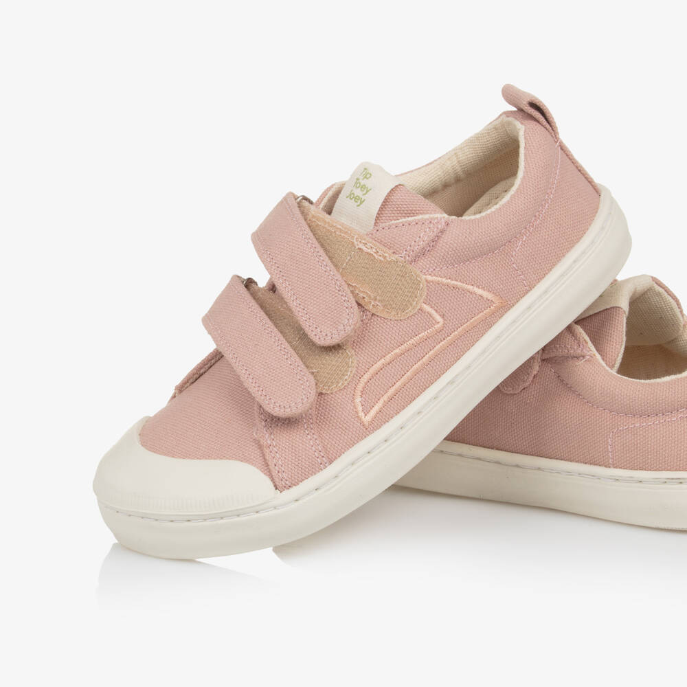 Tip Toey Joey-Pink Velcro Trainers | Childrensalon Outlet