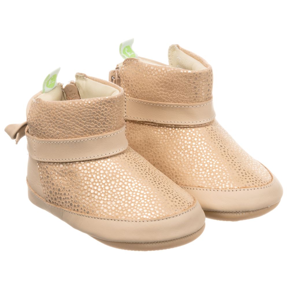 Tip Toey Joey - Ботинки цвета розового золота для малышей | Childrensalon