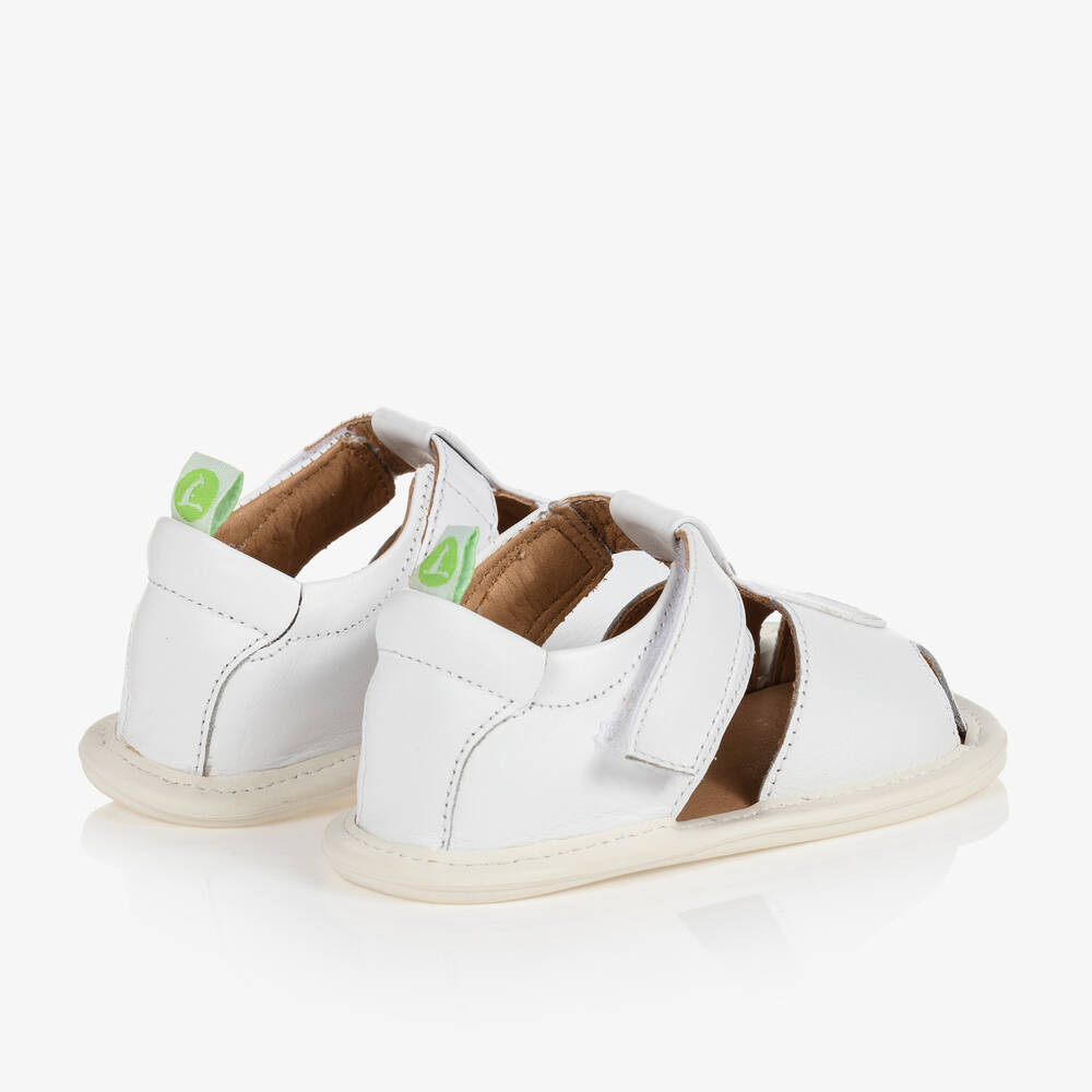 Tip Toey Joey-Белые кожаные сандалии для малышей | Childrensalon Outlet