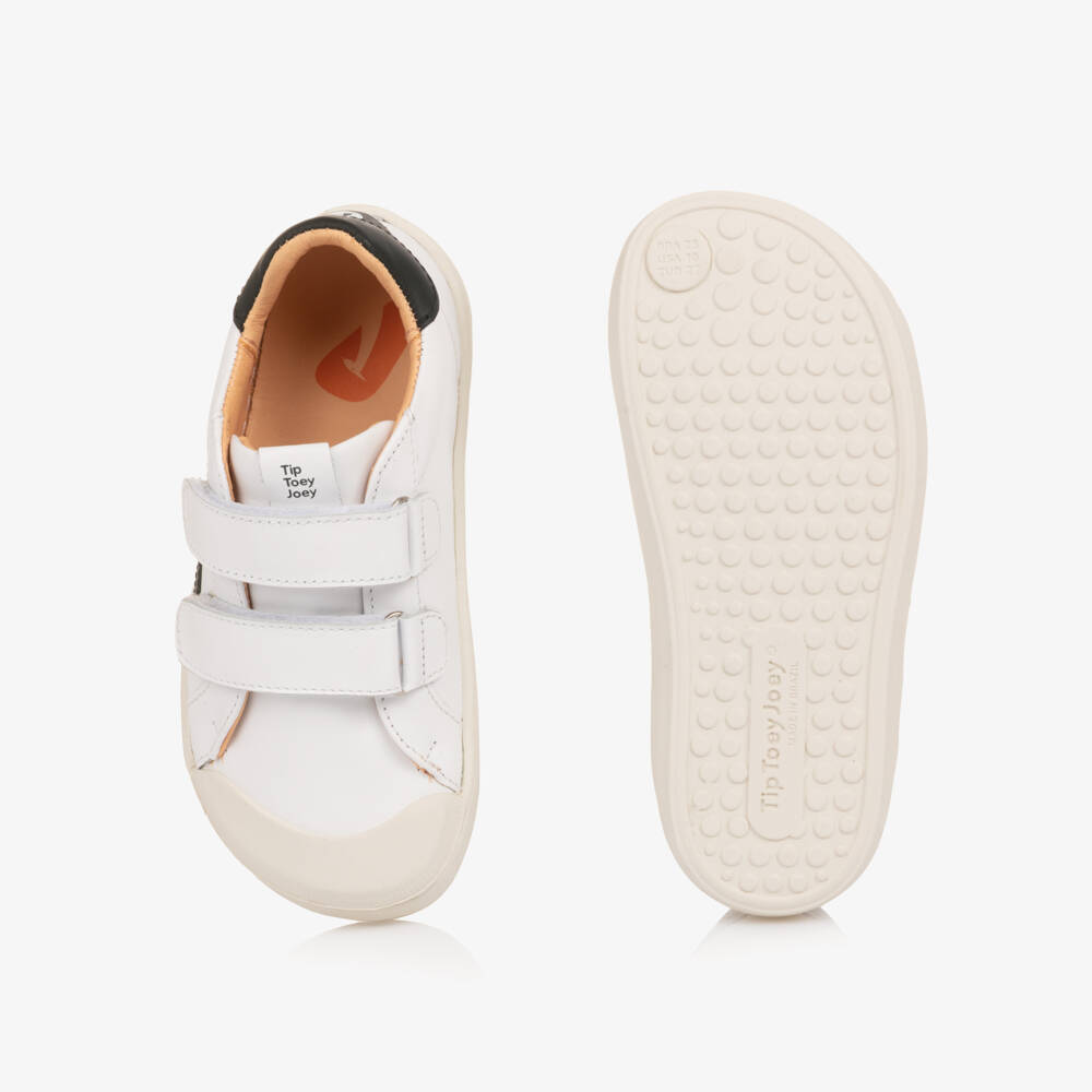 Tip Toey Joey-White Trainers | Childrensalon Outlet