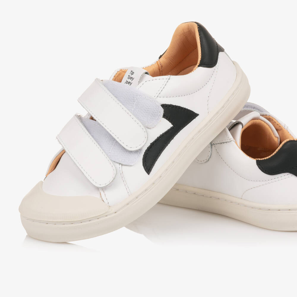 Tip Toey Joey-White Trainers | Childrensalon Outlet