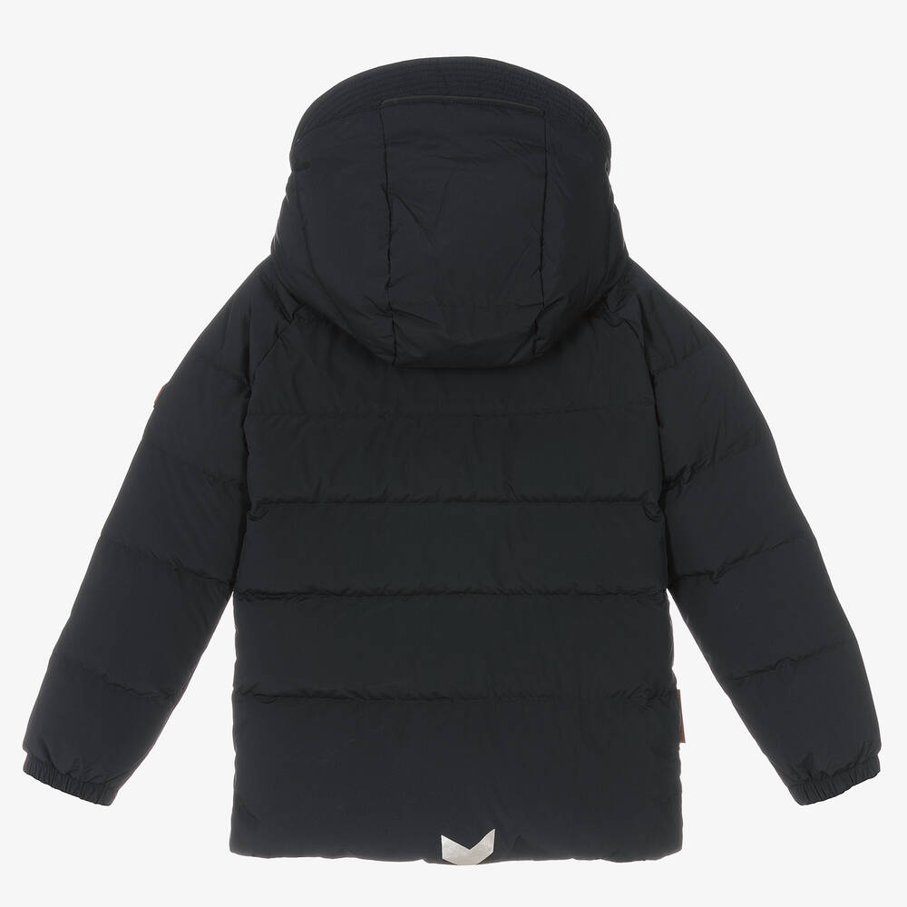 Töastie-معطف بافر لون كحلي مبطن بريش | Childrensalon Outlet