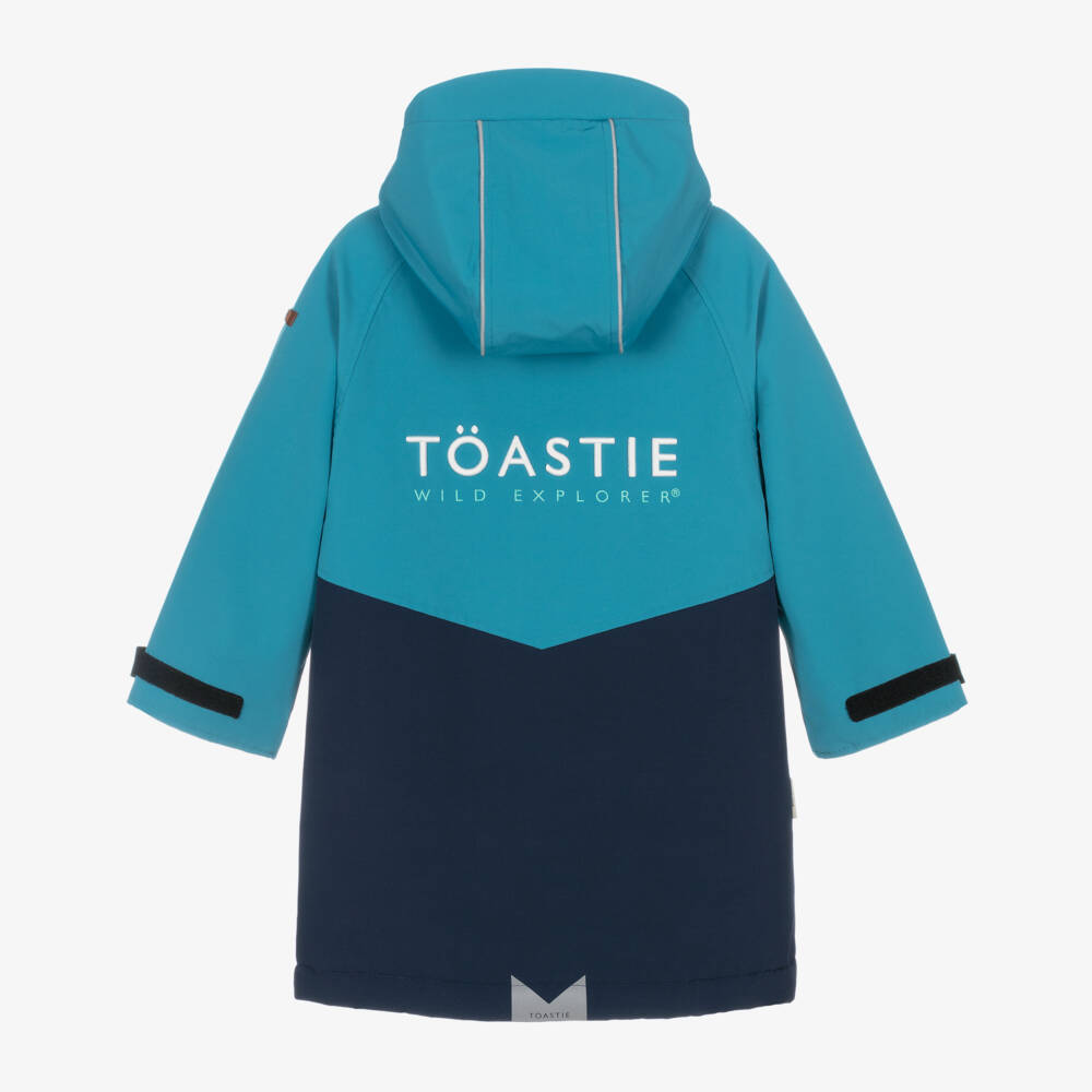 Töastie-Boys Blue Weatherproof Coat | Childrensalon Outlet