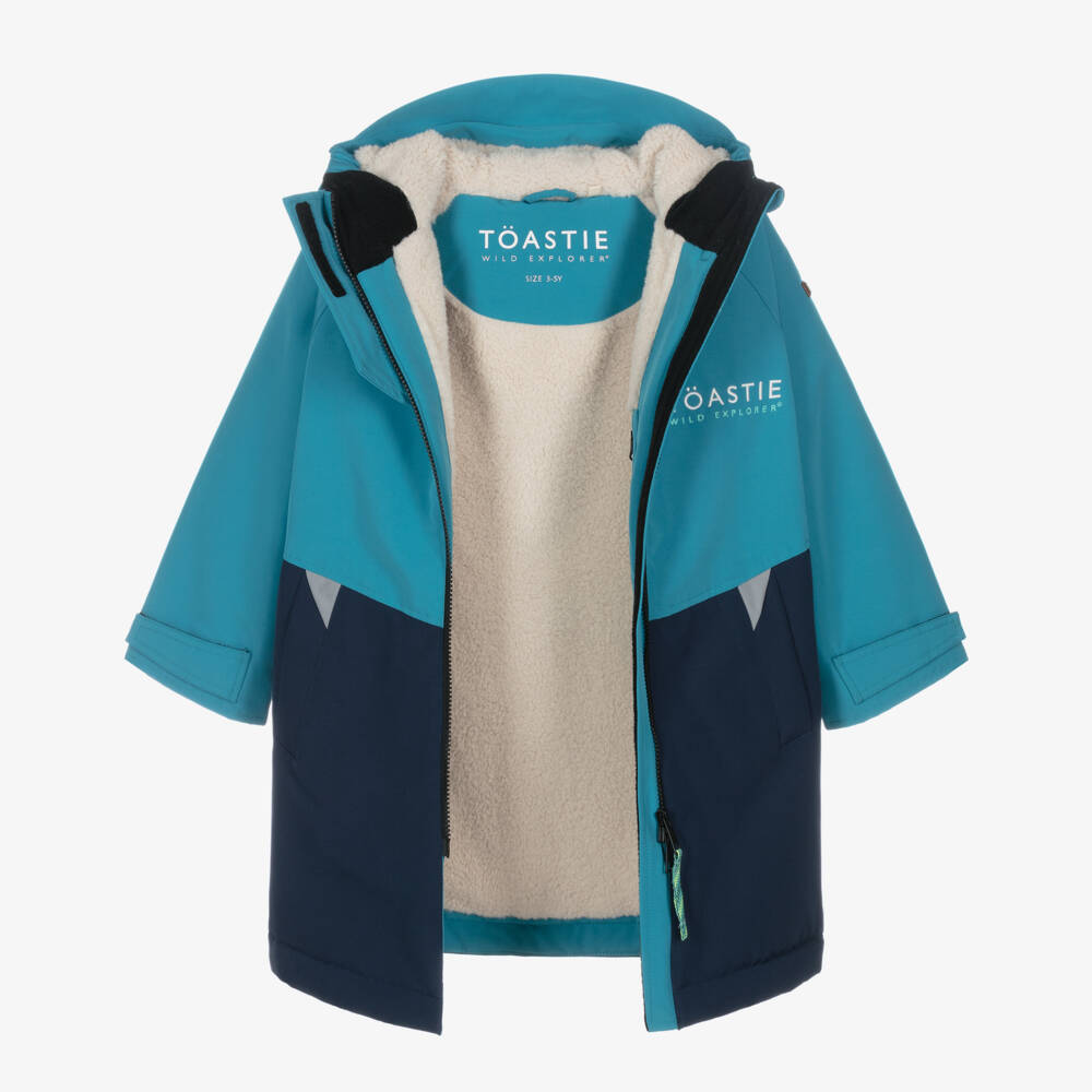 Töastie-Boys Blue Weatherproof Coat | Childrensalon Outlet