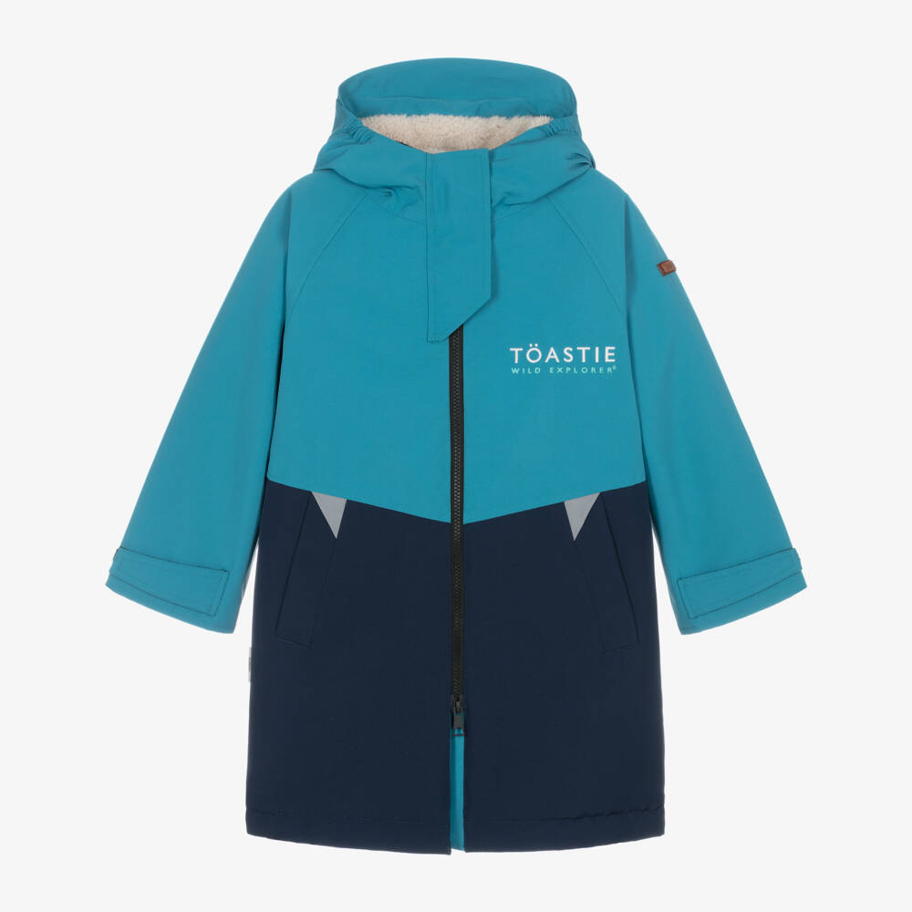 Töastie-Boys Blue Weatherproof Coat | Childrensalon Outlet