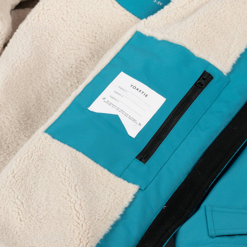 Töastie-Boys Blue Weatherproof Coat | Childrensalon Outlet