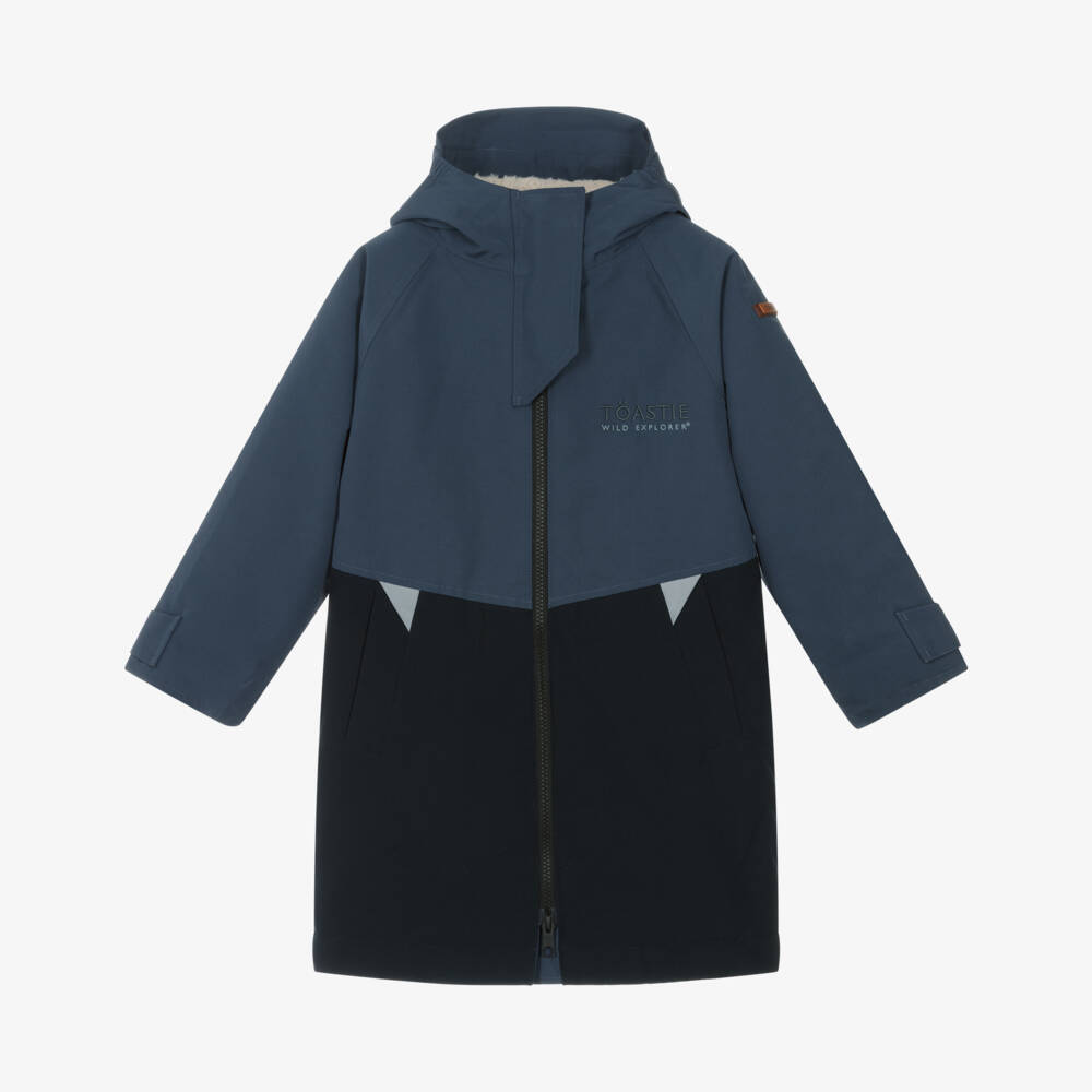 Töastie - Dark Blue Weatherproof Changing Coat | Childrensalon Outlet