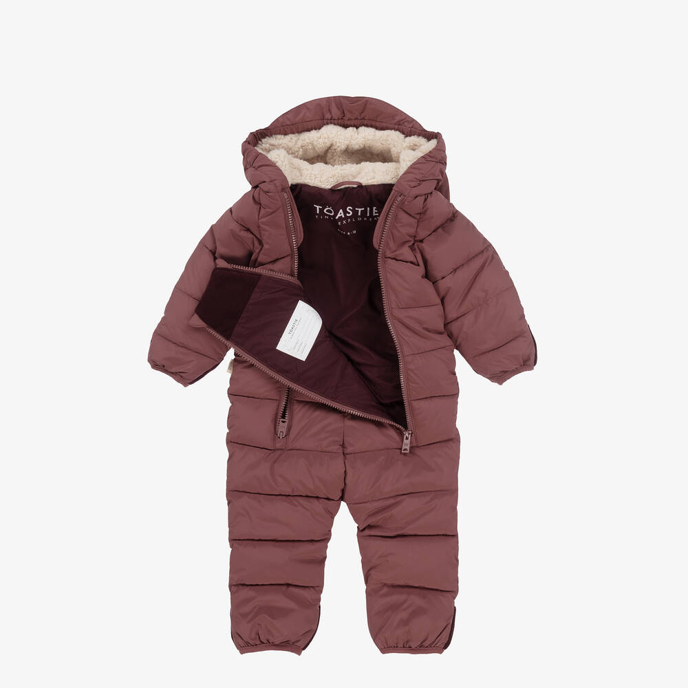 Töastie-Розовый утепленный зимний комбинезон | Childrensalon Outlet