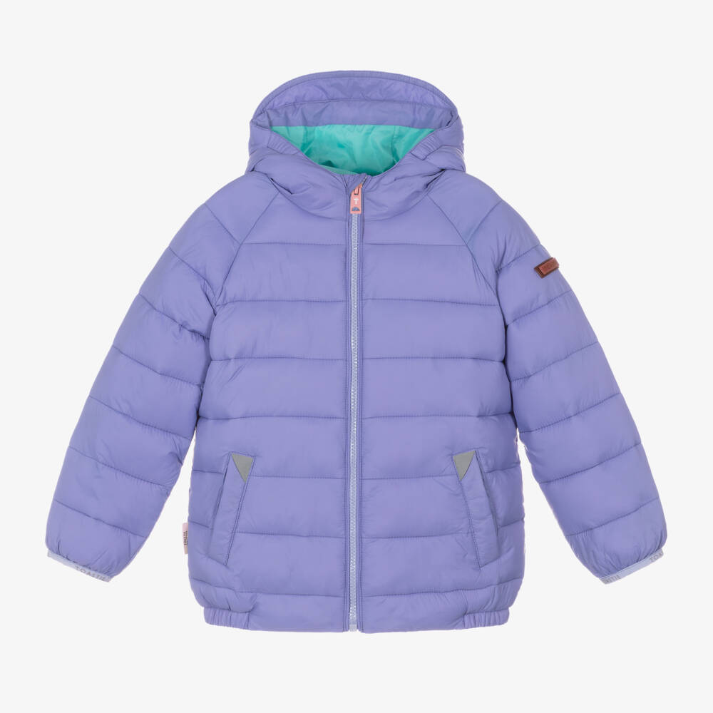 Töastie-Girls Lilac Packable Hooded Jacket | Childrensalon Outlet