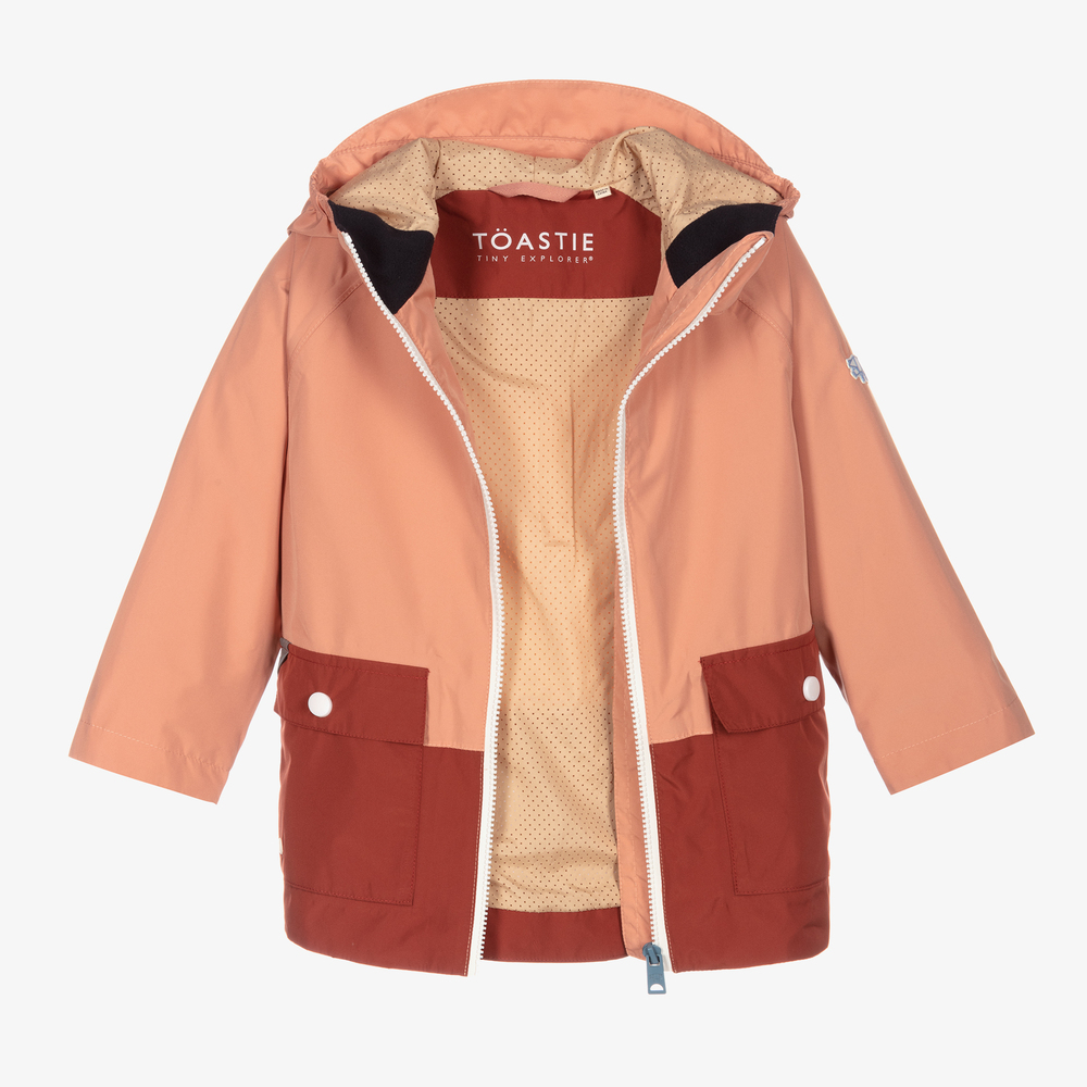 Töastie-Girls Pink Raincoat & Belt Bag | Childrensalon Outlet