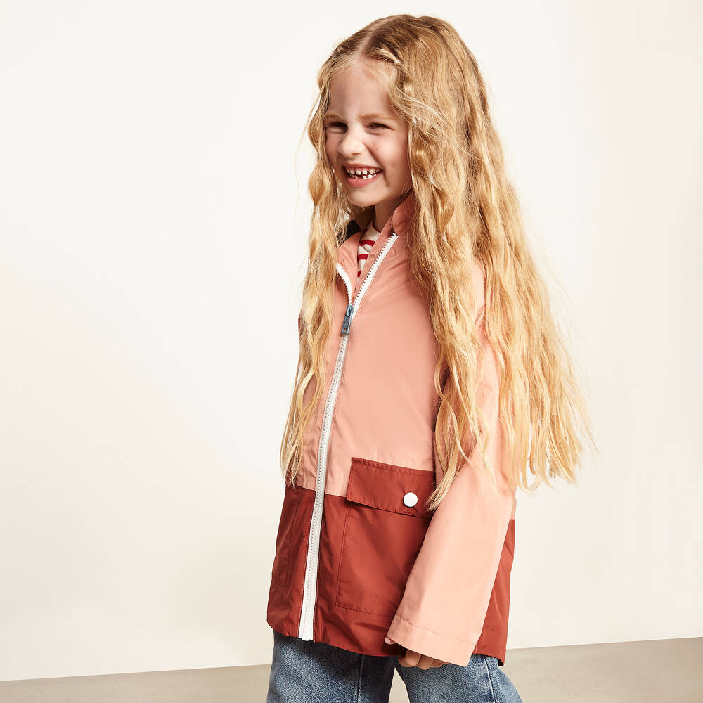 Töastie-Girls Pink Raincoat & Belt Bag | Childrensalon Outlet
