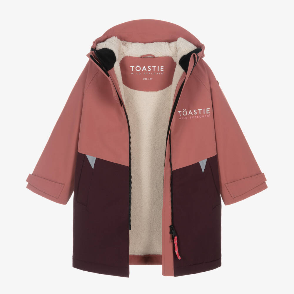Töastie-Girls Waterproof Pink Jacket | Childrensalon Outlet