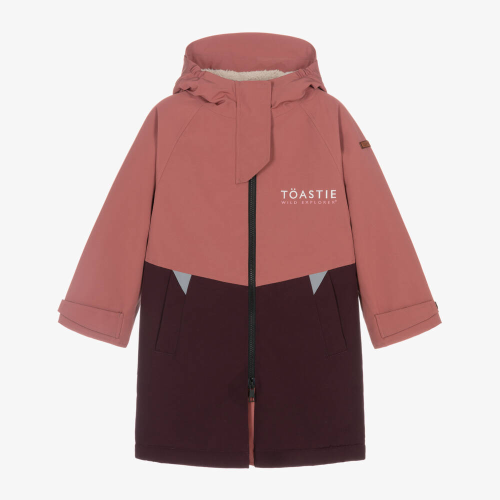 Töastie-Girls Waterproof Pink Jacket | Childrensalon Outlet