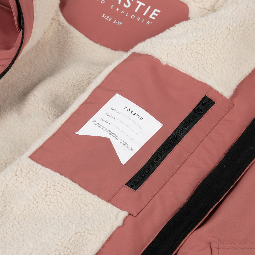 Töastie-Girls Waterproof Pink Jacket | Childrensalon Outlet