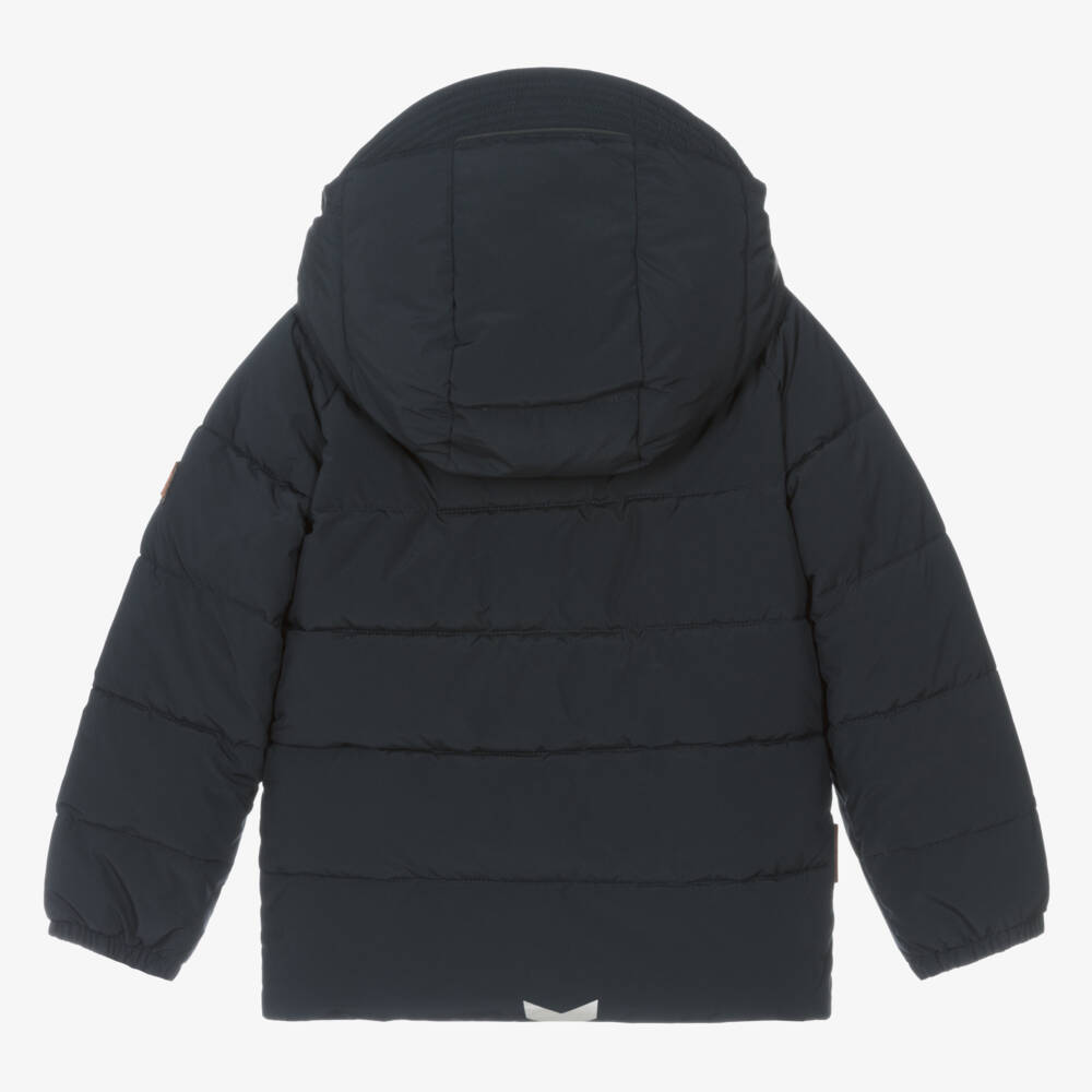 Töastie-Синий пуховик с капюшоном | Childrensalon Outlet