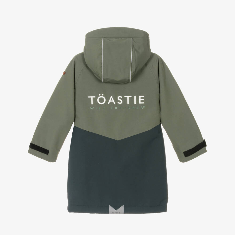 Töastie-Olive Green Waterproof Changing Coat | Childrensalon Outlet