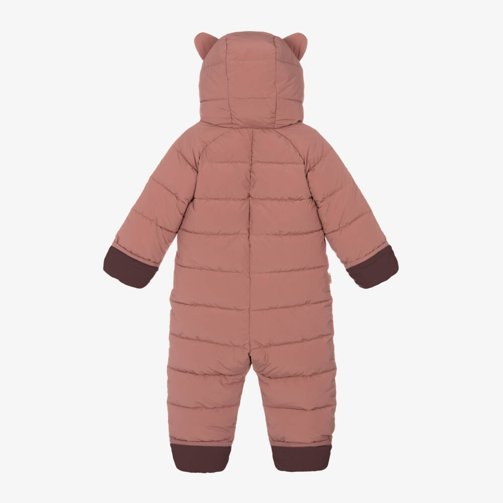 Töastie-Pink Padded Snowsuit | Childrensalon Outlet