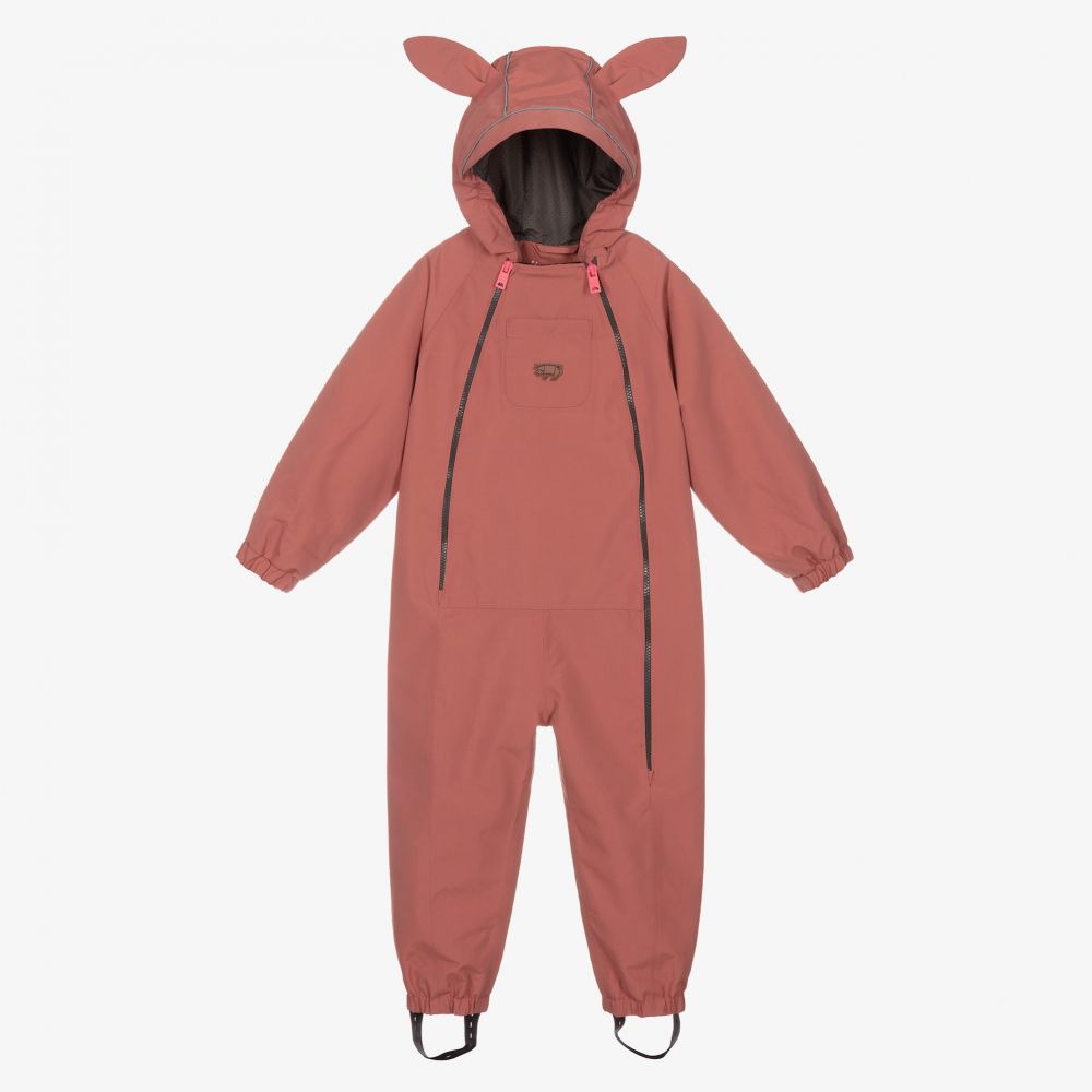Töastie-Pink Waterproof Rain Suit | Childrensalon Outlet