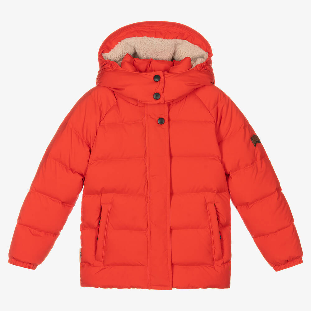 Töastie-Red Down Padded Puffer Coat | Childrensalon Outlet