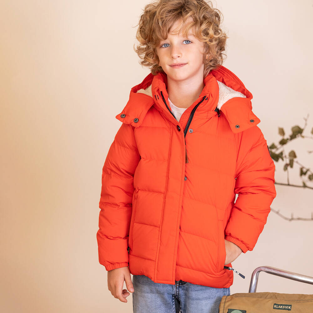 Toastie Red Down Padded Puffer Coat Childrensalon Outlet