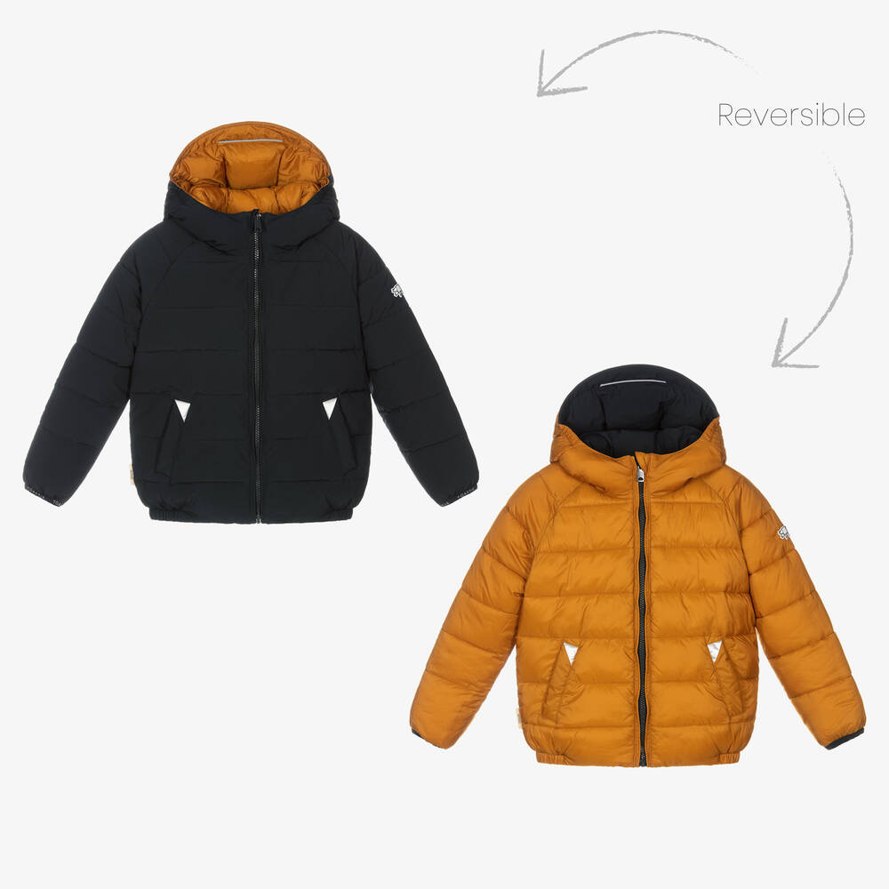 Töastie - Reversible Hooded Puffer Jacket | Childrensalon