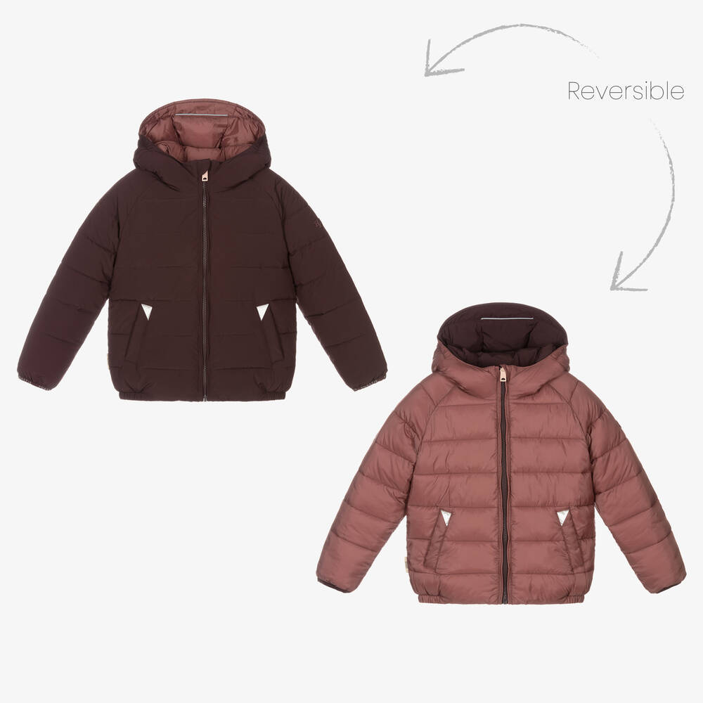 Töastie - Reversible Hooded Puffer Jacket | Childrensalon