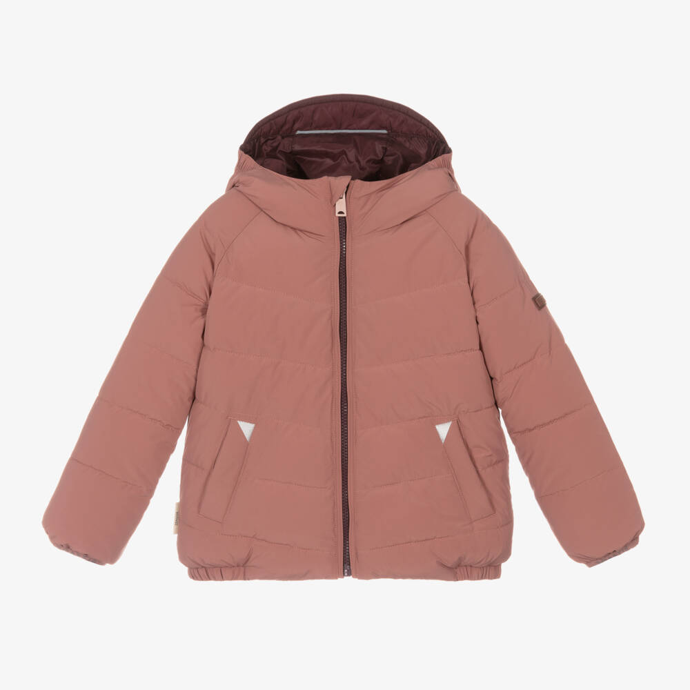 Töastie-Reversible Pink & Red Puffer Jacket | Childrensalon Outlet
