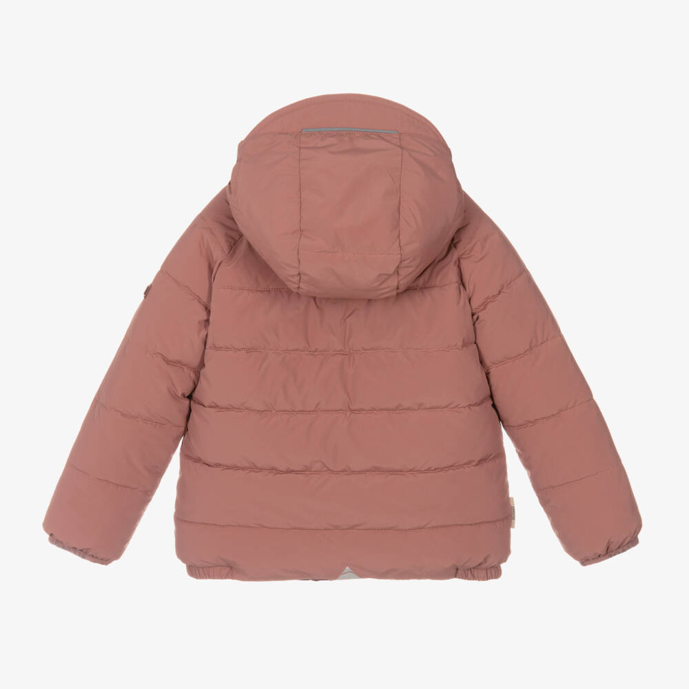 Töastie-Reversible Pink & Red Puffer Jacket | Childrensalon Outlet