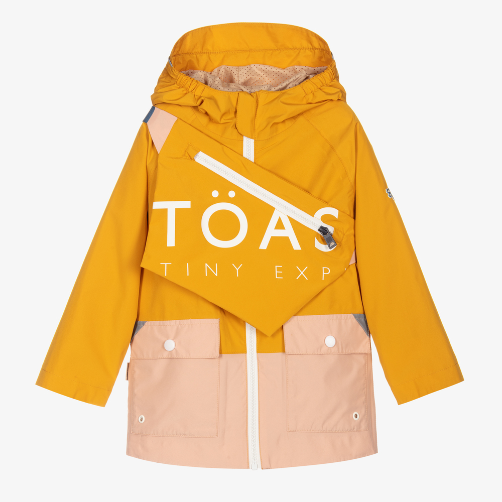 Töastie-Yellow Raincoat & Belt Bag | Childrensalon Outlet