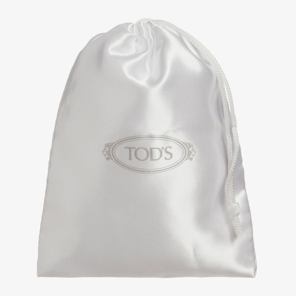 Tod's-Boys Azure Leather Moccasin Pre-Walkers | Childrensalon Outlet