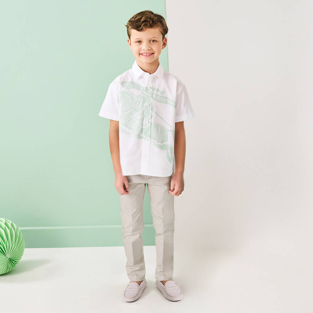 Tod's-Boys Luxe Grey Suede Loafers | Childrensalon Outlet