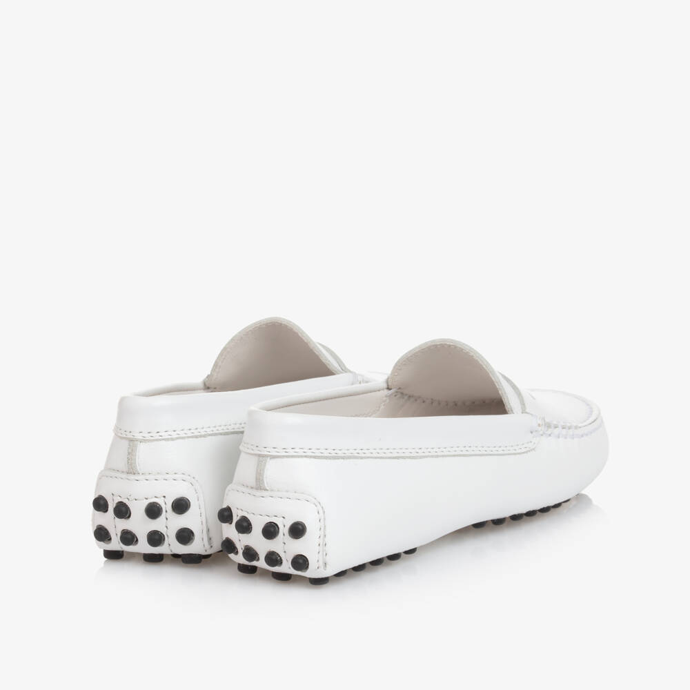 Tod's-Мокасины из белой телячьей кожи для мальчиков | Childrensalon Outlet