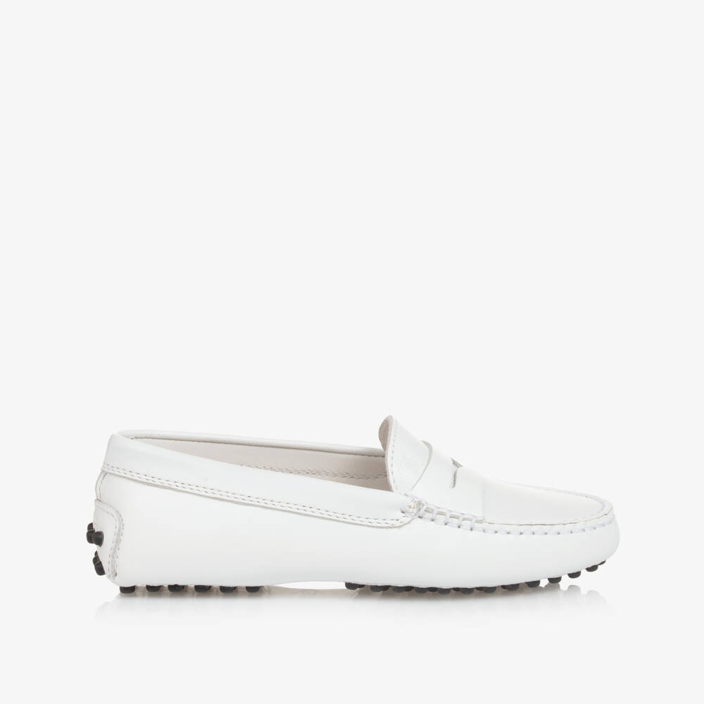 Tod's-Мокасины из белой телячьей кожи для мальчиков | Childrensalon Outlet