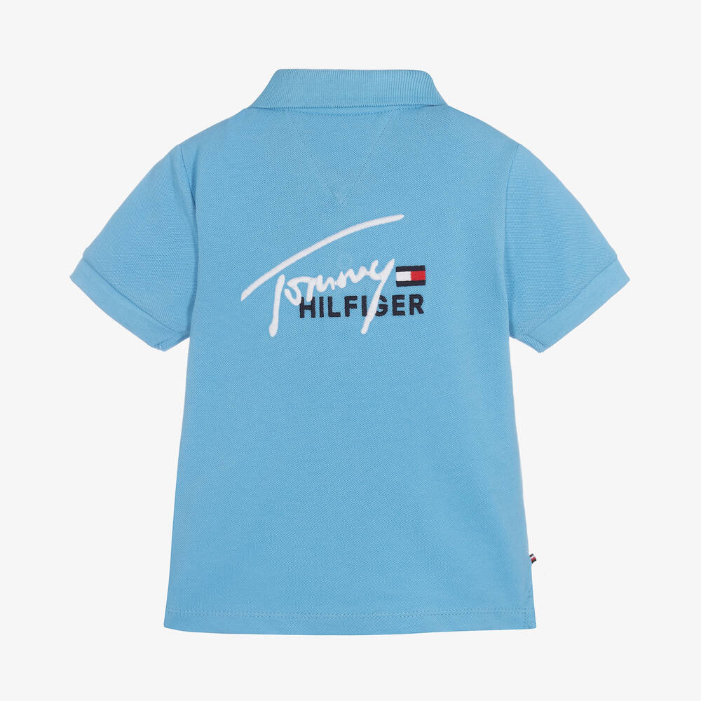 Baby blue store tommy hilfiger shirt