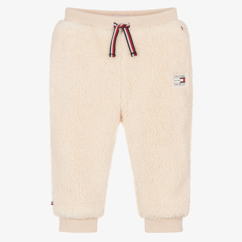 Tommy Hilfiger - Baby Boys Ivory Borg Joggers | Childrensalon