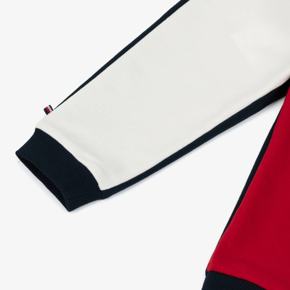 Tommy Hilfiger-Baby Boys Navy Blue Cotton Colourblock Joggers | Childrensalon Outlet