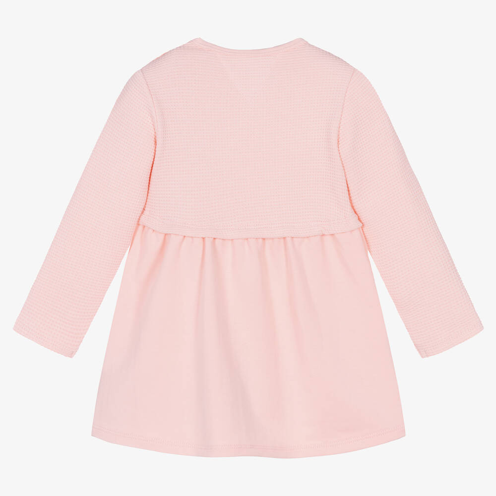 Tommy Hilfiger Rosa Baumwolljersey Kleid f r Babys