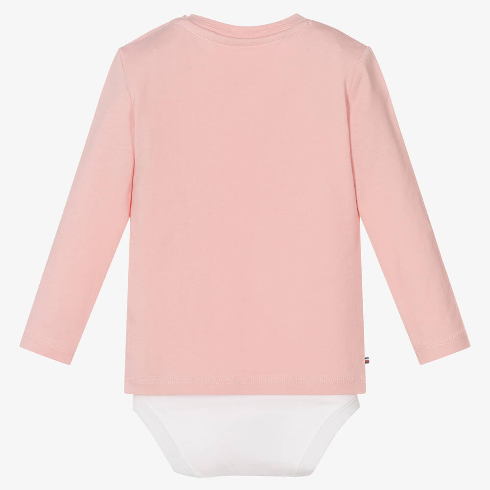 Tommy Hilfiger-Розовое боди для малышек | Childrensalon Outlet